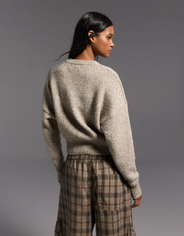 Приталенный джемпер