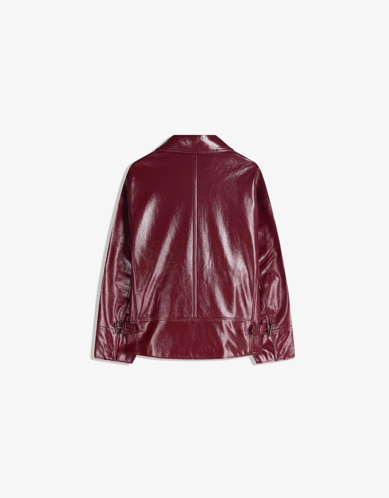 Куртка в стиле trucker из искусственной кожи