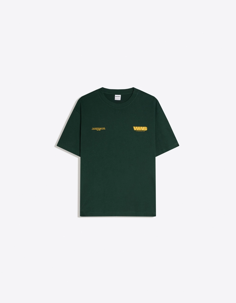 Футболка с короткими рукавами и принтом