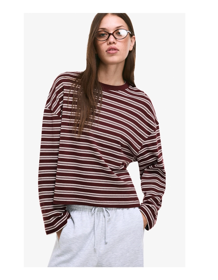 Лонгслив с принтом