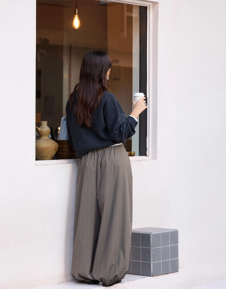 Брюки-блумеры из поплина