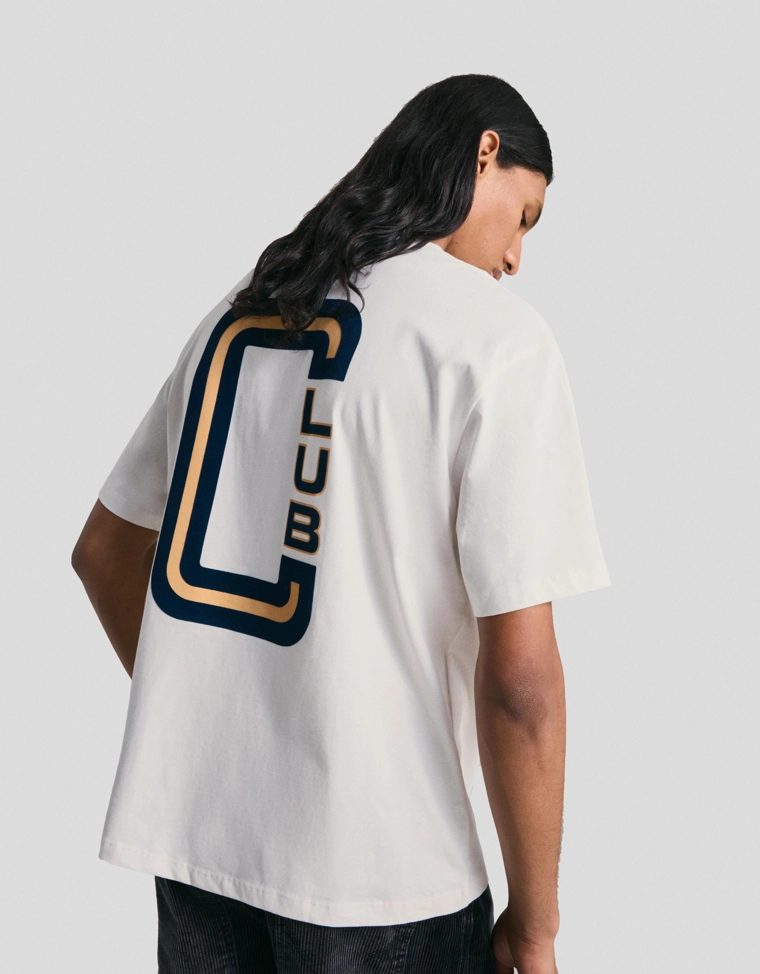 Футболка с коротким рукавом и принтом