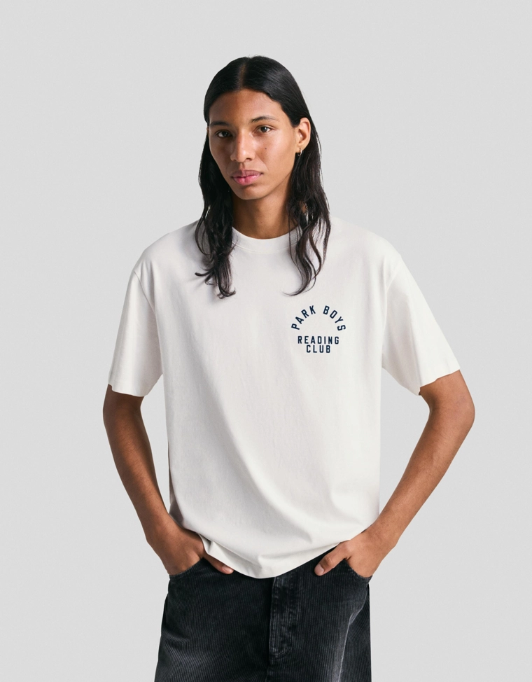 Футболка с коротким рукавом и принтом