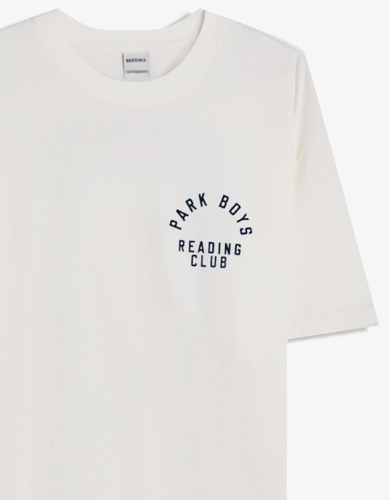 Футболка с коротким рукавом и принтом