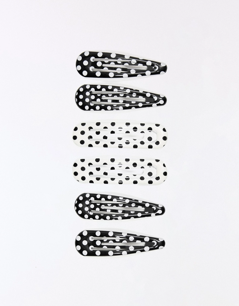 Набор из 3 заколок для волос с принтом