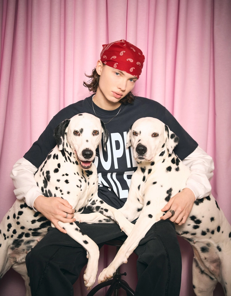 Футболка с короткими рукавами и принтом