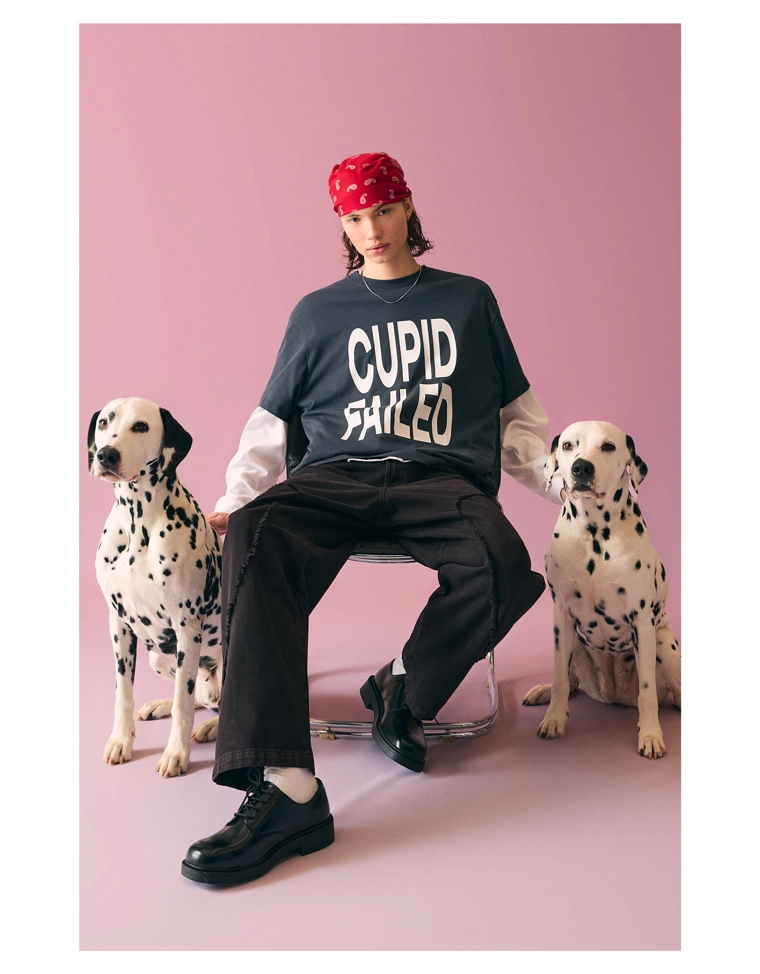 Футболка с короткими рукавами и принтом