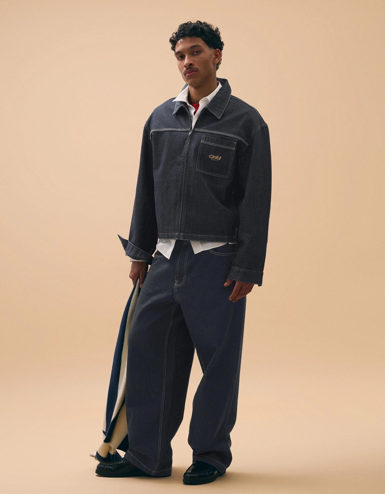 Джинсы в стиле скейтер