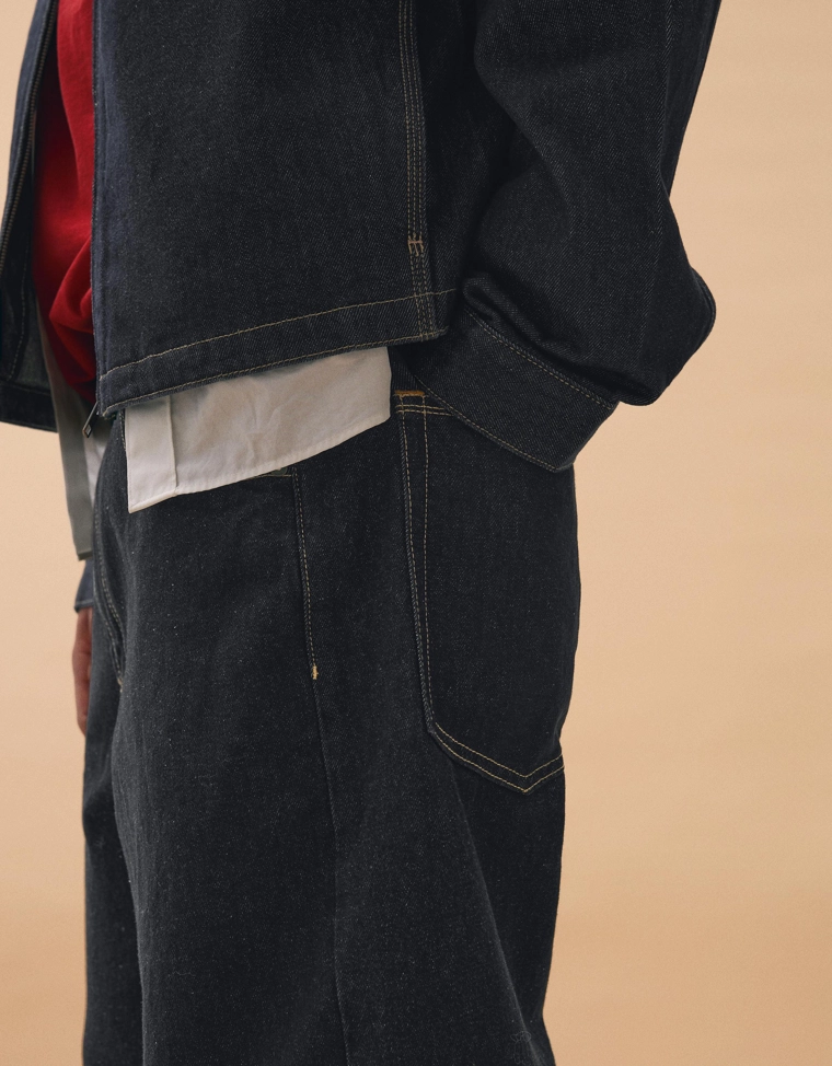 Джинсы в стиле скейтер