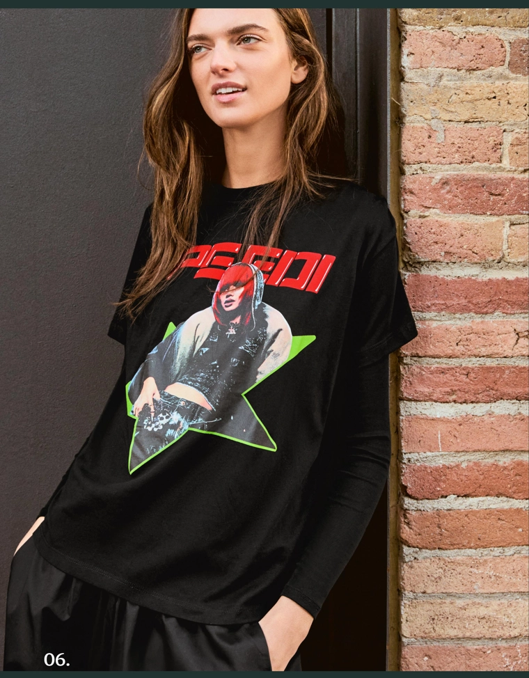 Футболка Lisa Speedi с короткими рукавами и принтом