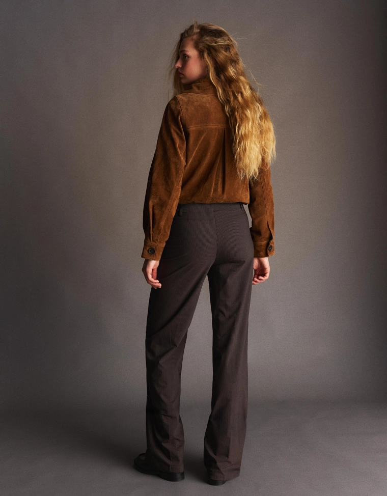 Брюки с широкими штанинами