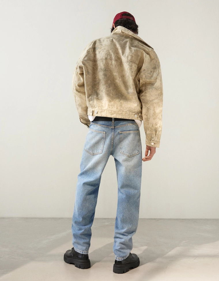 Джинсы прямого кроя