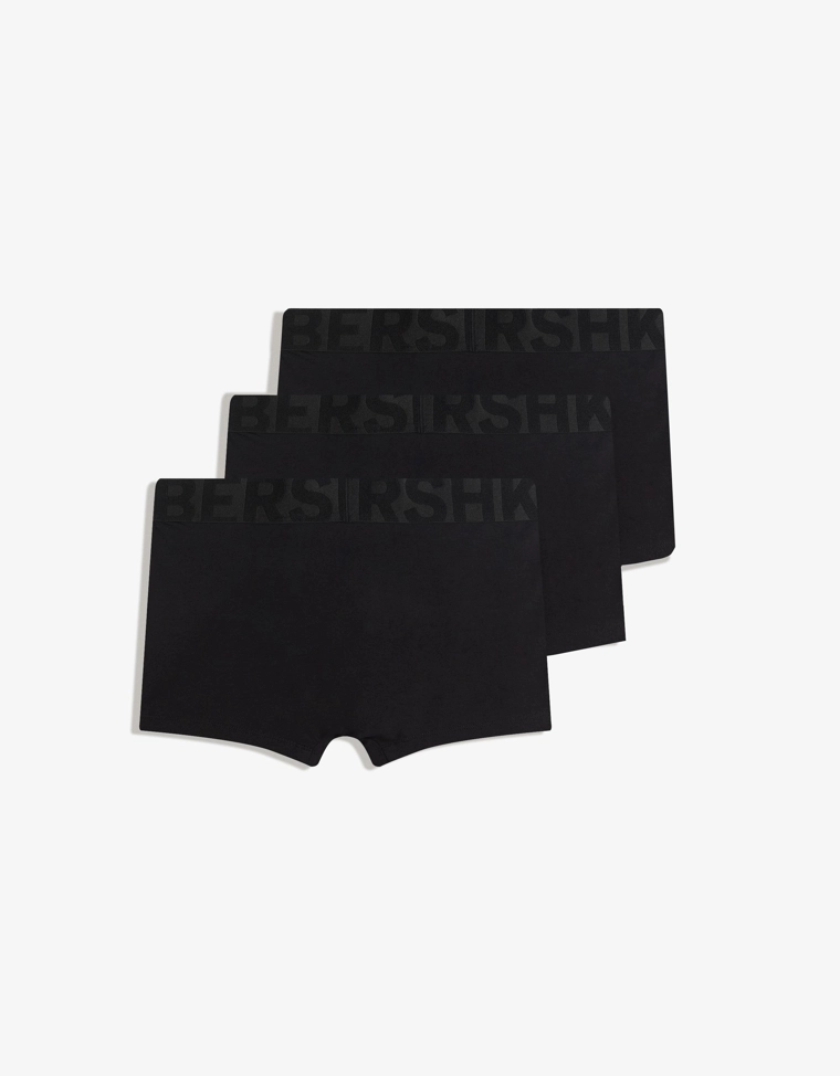 Набор из 3 трусов-боксеров с широким поясом