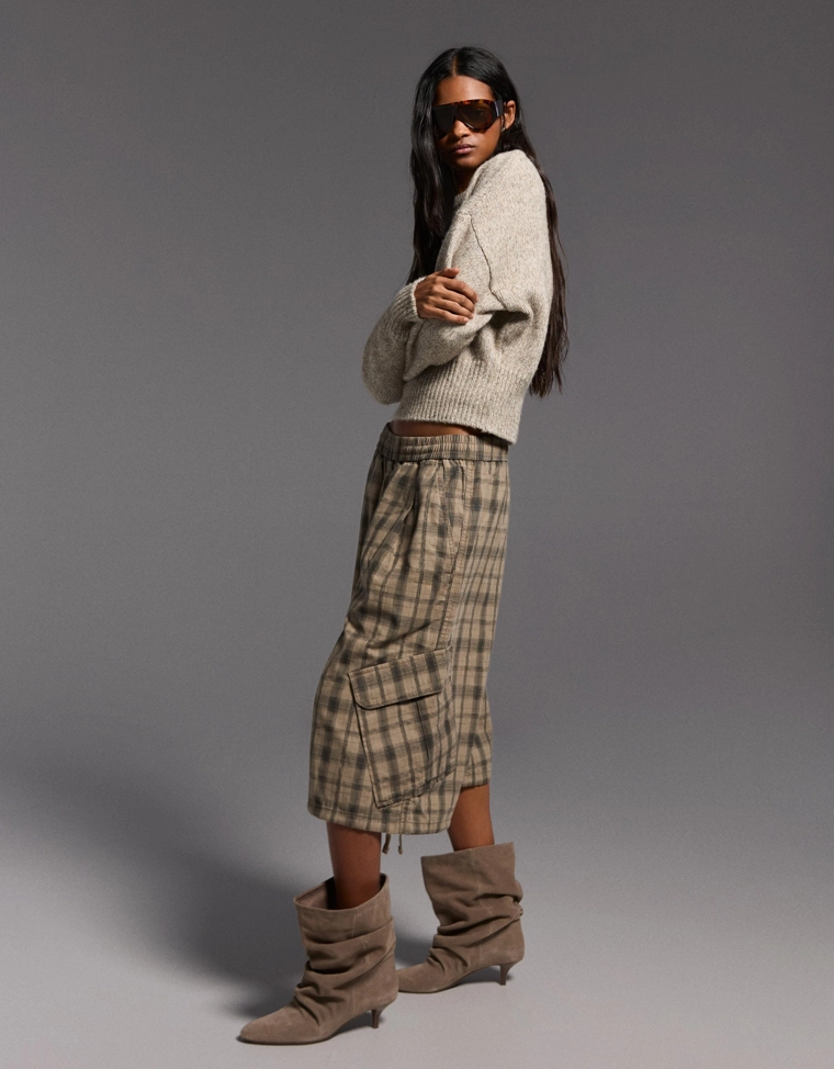 Шорты в клетку