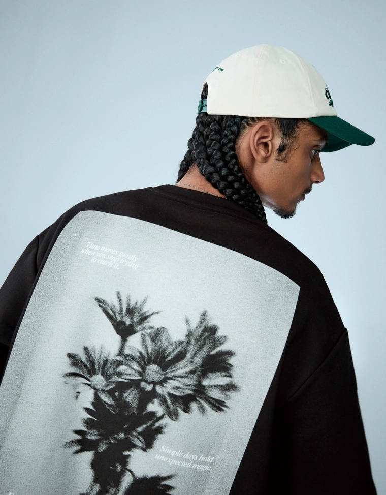 Футболка из мягкой ткани с принтом