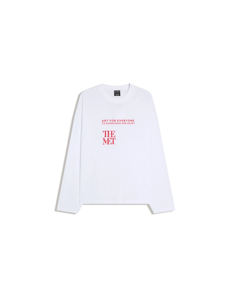 Лонгслив The Met с принтом