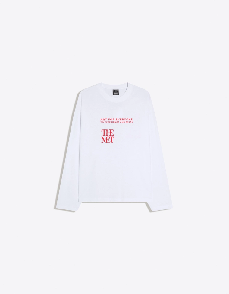 Лонгслив The Met с принтом