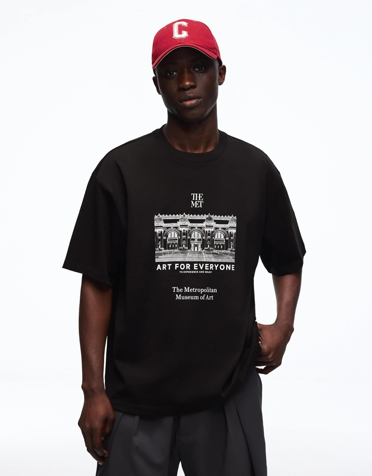 Футболка с короткими рукавами с принтом The Met