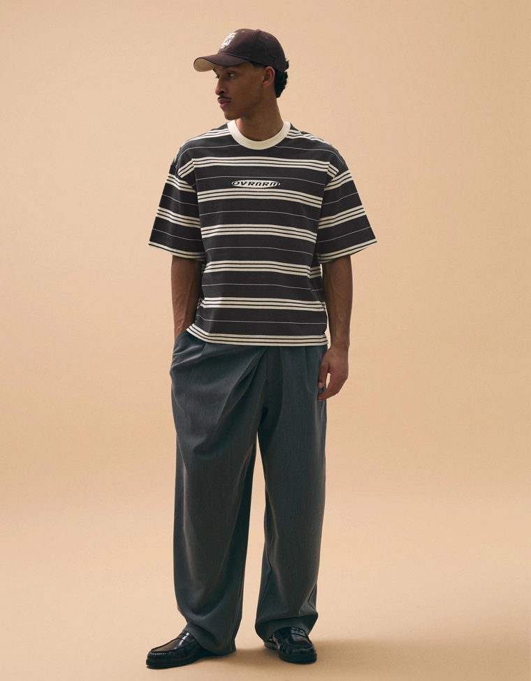 Футболка геометрического кроя с короткими рукавами и принтом