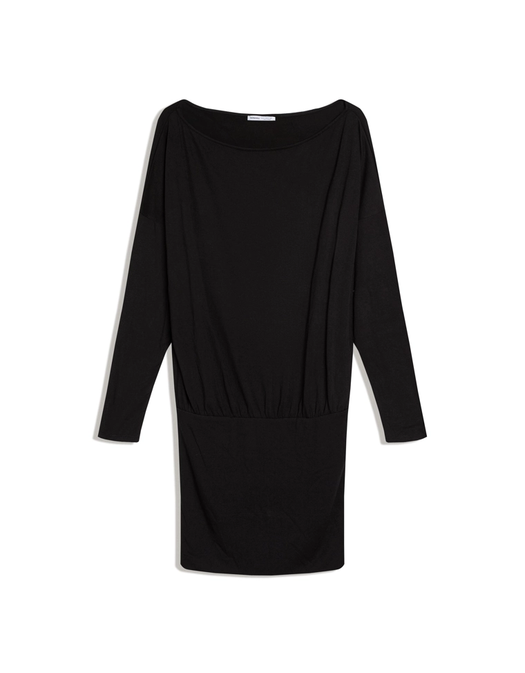 Мини-платье с длинными рукавами и облегающей юбкой