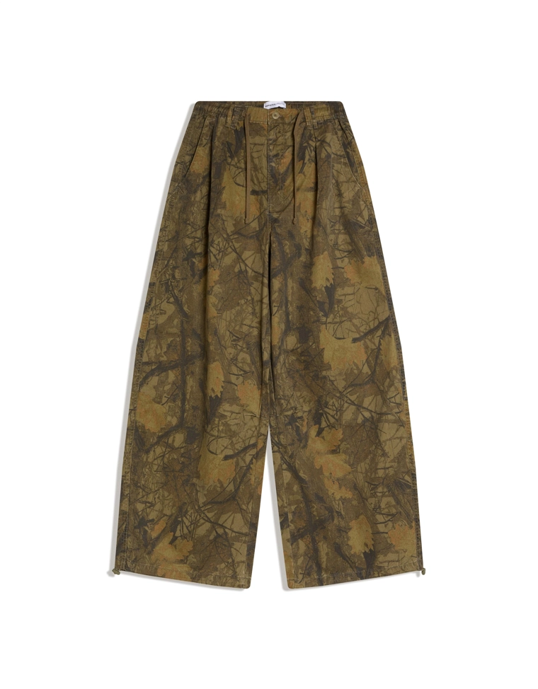 Брюки карго-парашюты с принтом