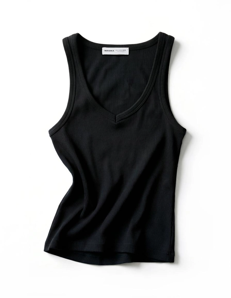 Базовая майка в рубчик