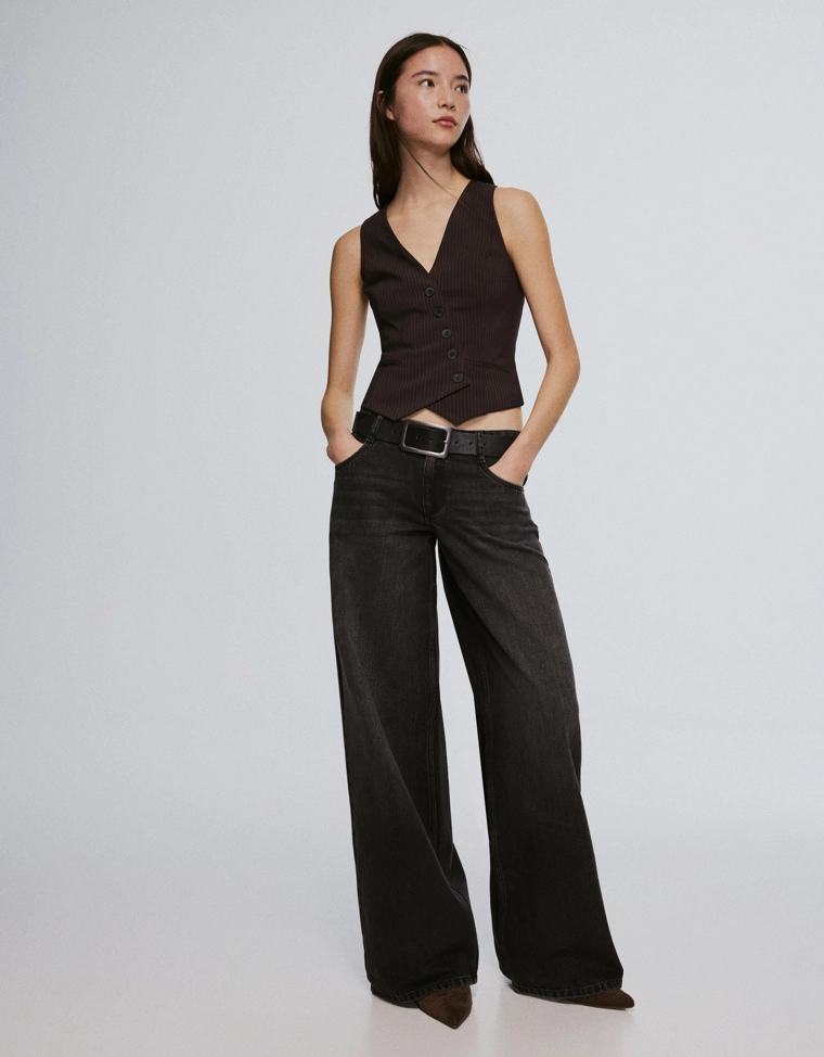 Жилет в полоску