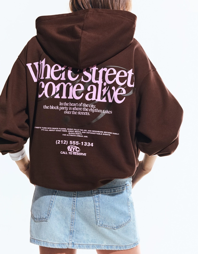 Худи с принтом