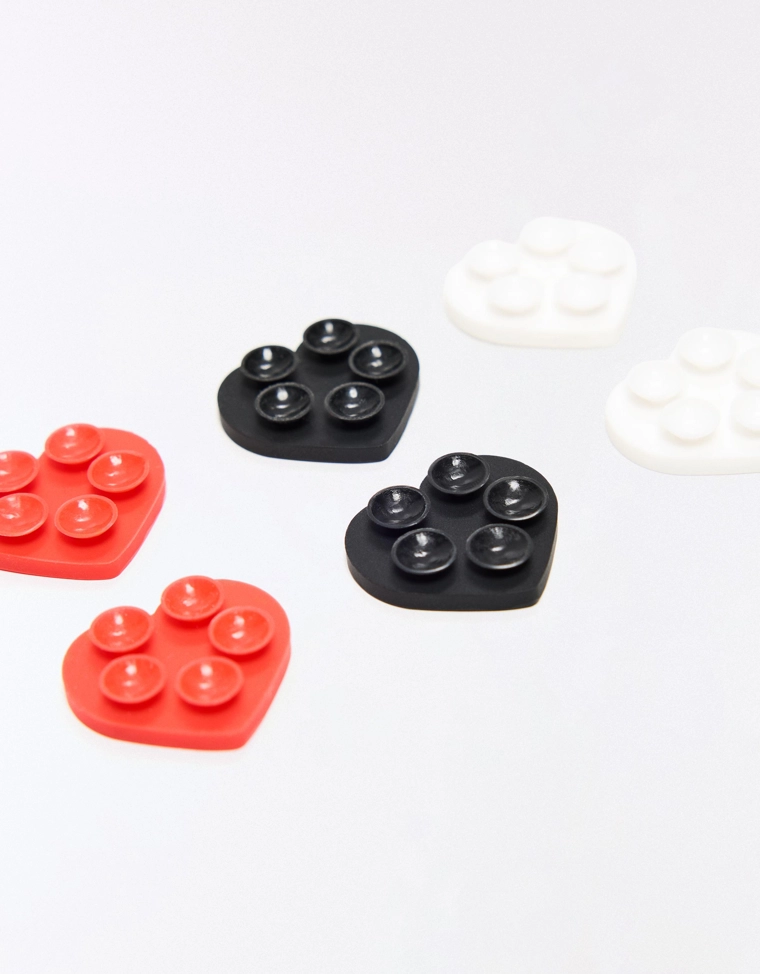 Набор из шести присосок, в форме звезд