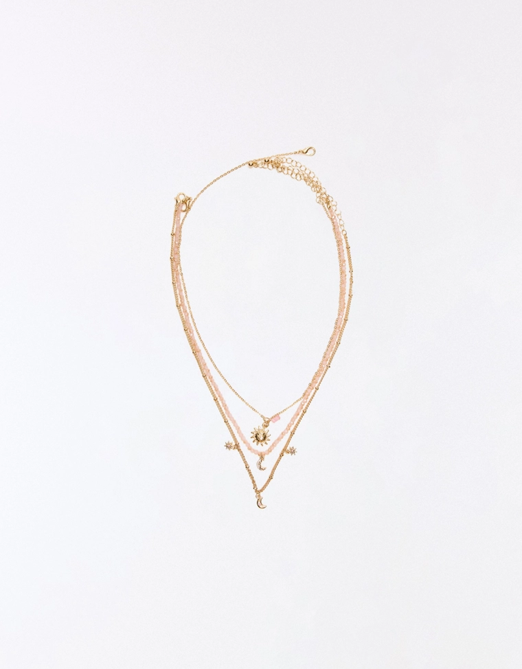 Набор из 3 цепочек с бусинами