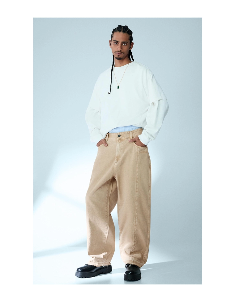 Брюки очень свободного кроя