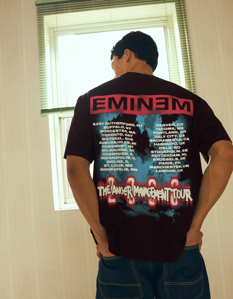 Футболка с короткими рукавами и принтом Eminem
