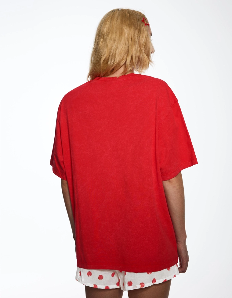 Футболка свободного кроя ARIES X BERSHKA