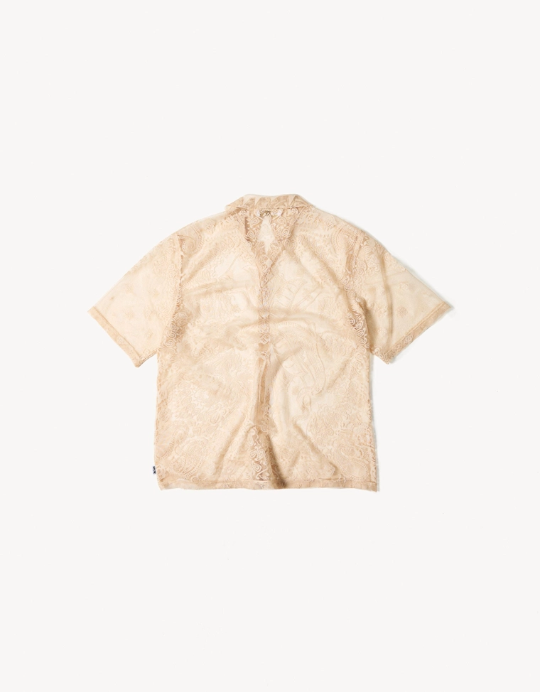 Кружевная рубашка с короткими рукавами ARIES X BERSHKA