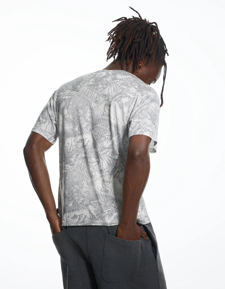 Футболка классического кроя ARIES X BERSHKA