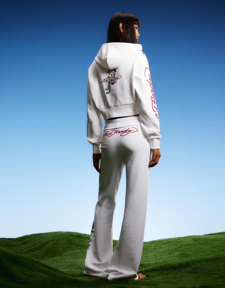 Расклешенные брюки ED HARDY X BERSHKA