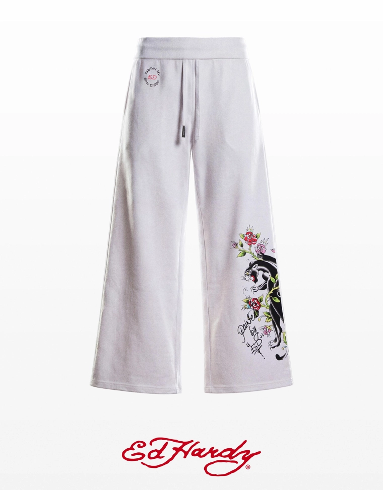 Расклешенные брюки ED HARDY X BERSHKA