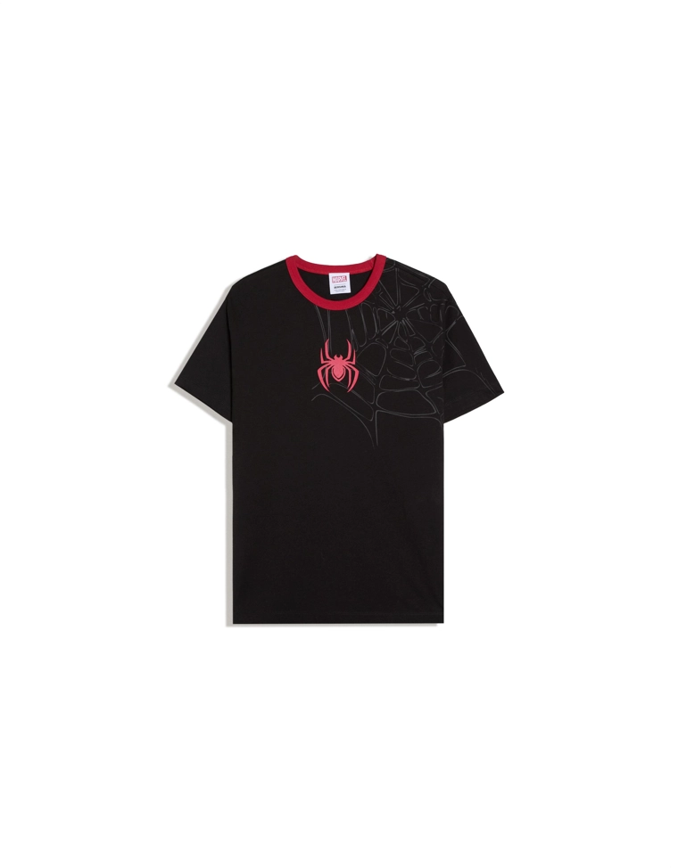 Футболка с контрастным принтом SPIDERMAN