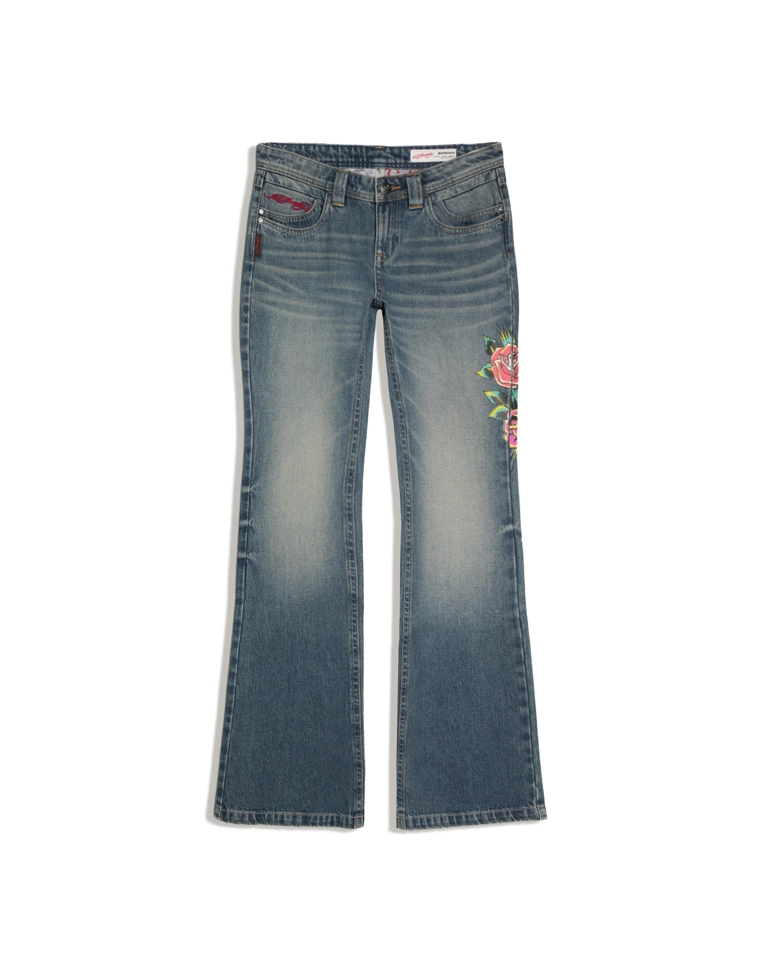 Расклешенные джинсы ED HARDY X BERSHKA