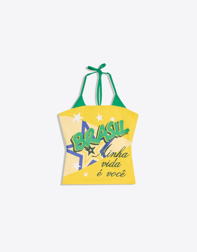 Топ с горловиной халтер Brasil FIFA WORLD CUP™