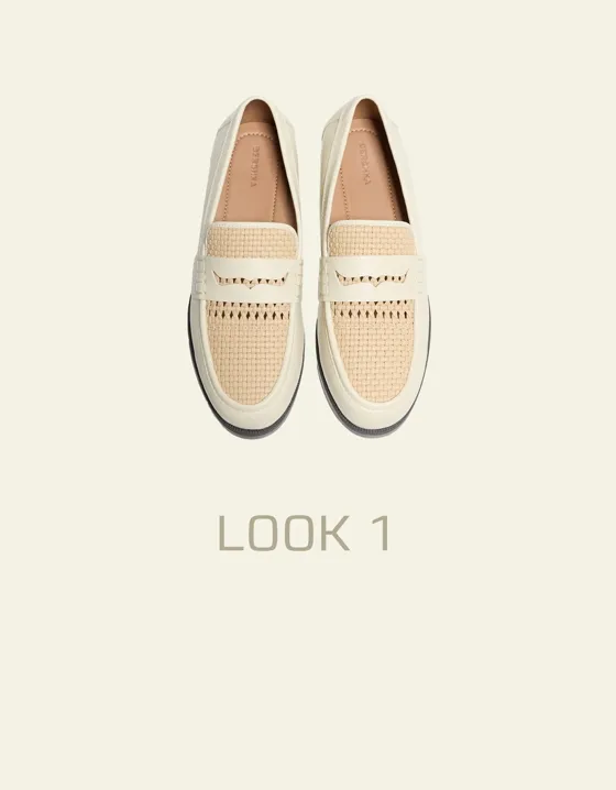 Плетеные лоферы