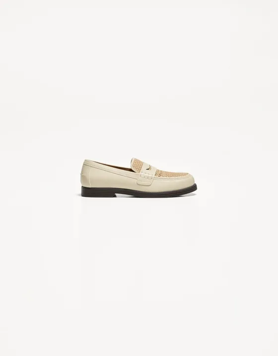 Плетеные лоферы