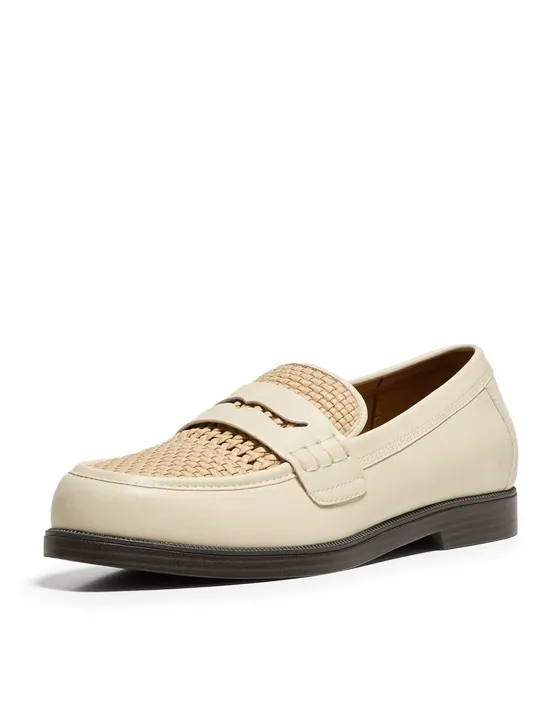 Плетеные лоферы