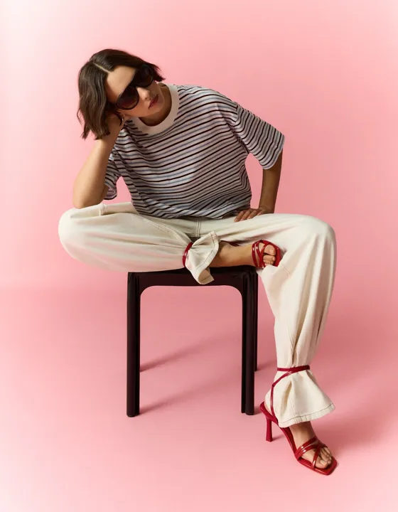 Босоножки с ремешками