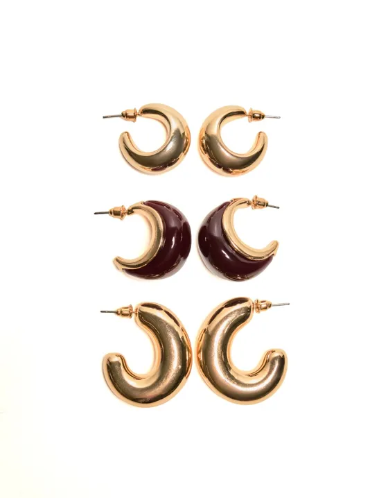 Набор из 3 пар серег