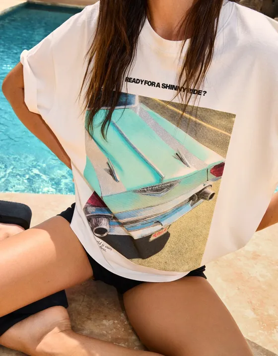 Футболка с принтом