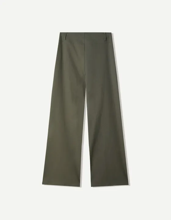 Брюки с широкими штанинами