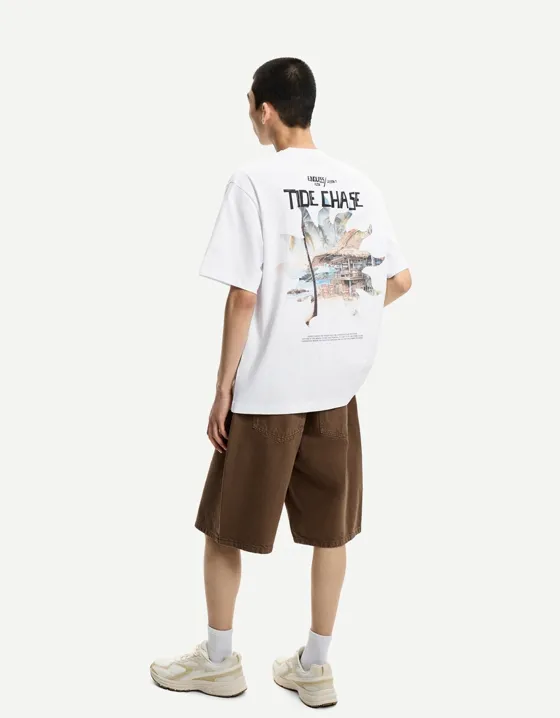 Футболка с принтом