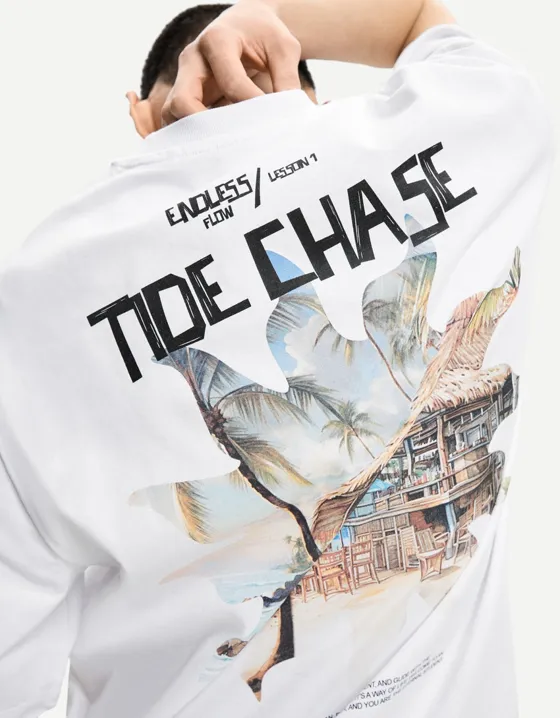 Футболка с принтом