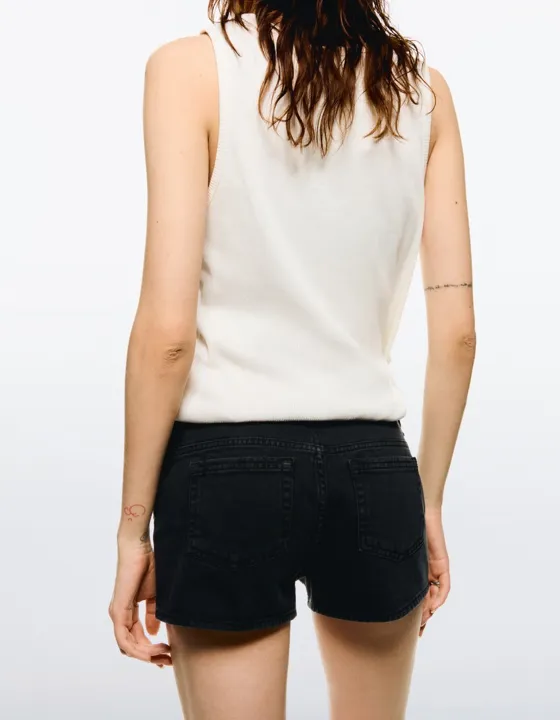 Шорты со стразами